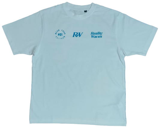 Wear your Reality oversized white t-shirt