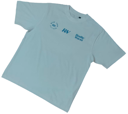 Wear your Reality oversized white t-shirt