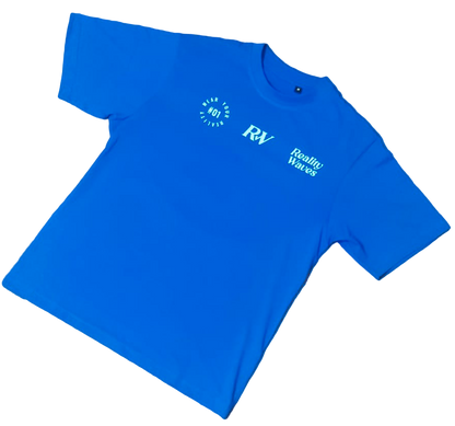Wear your Reality oversized blue t-shirt