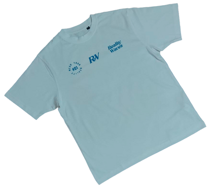 Wear your Reality oversized white t-shirt